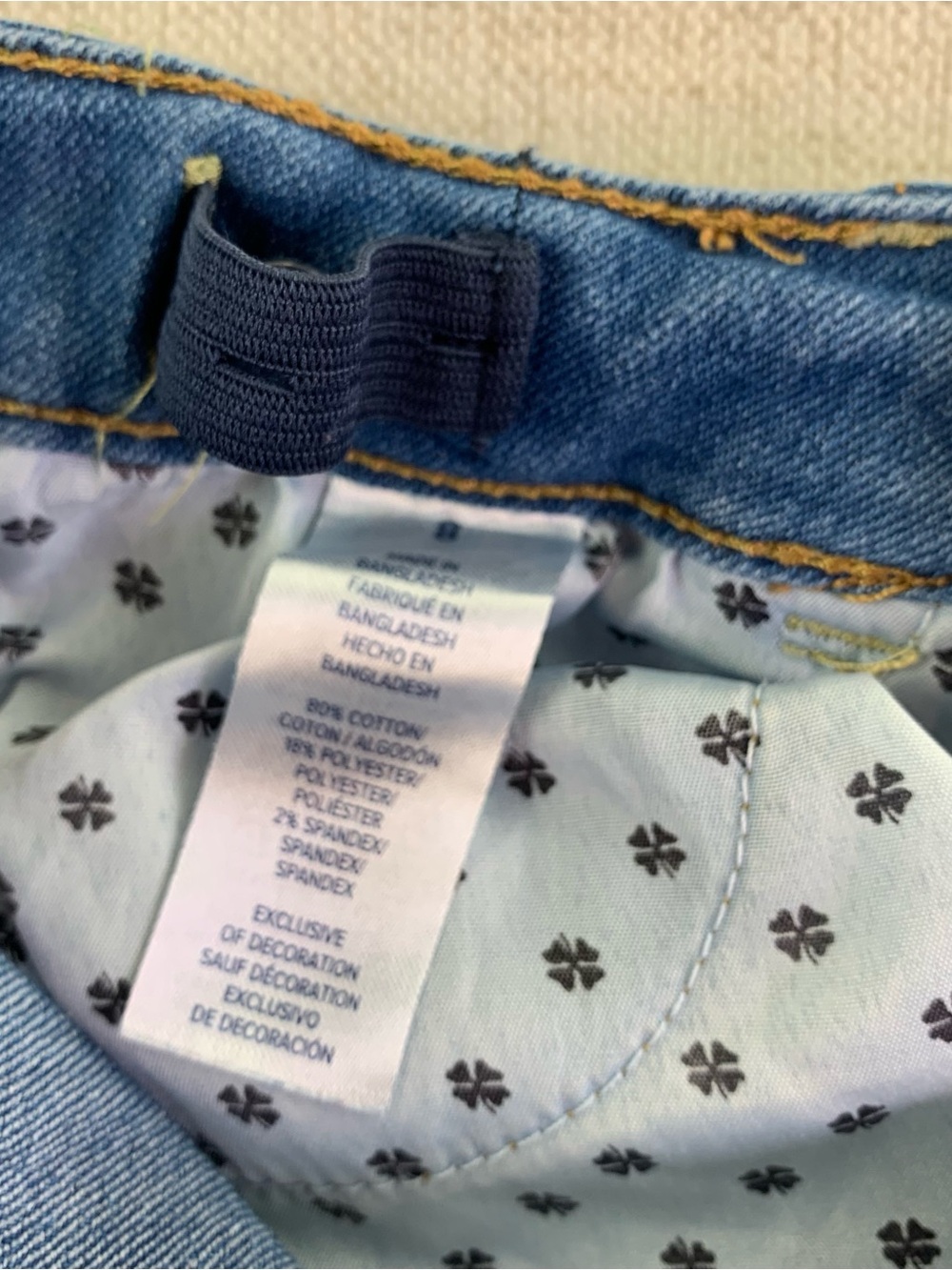 Lucky Brand girl's Zoe Skinny jeans adjustable waist size 8 - Picture 10 of 14